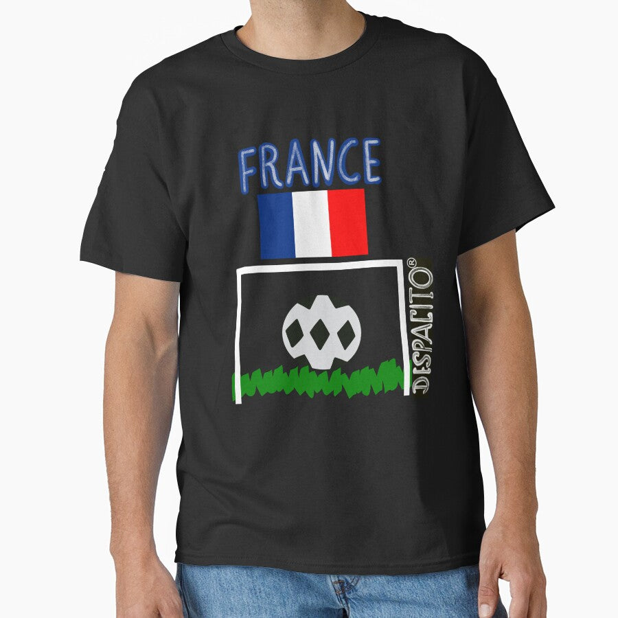 France Flag Soccer Ball Futbol Football Graphic Design by lovemedespacito