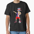 Dabbing Soccer American Flag 4th Of July Baseball by mainana78
