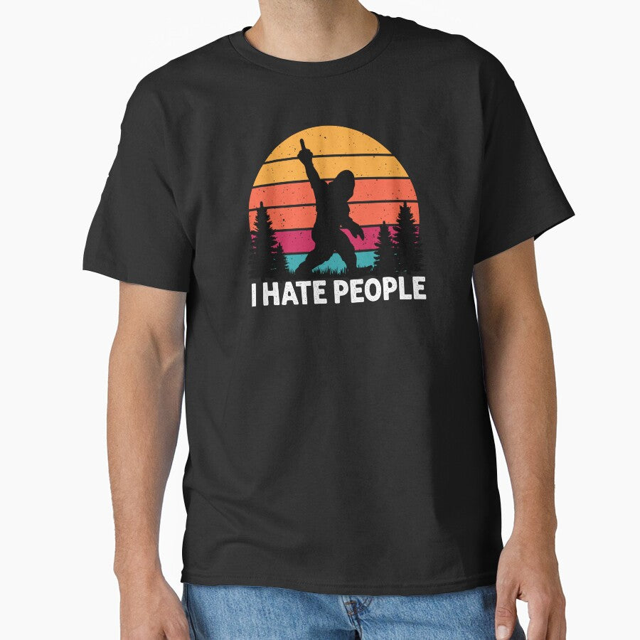 Bigfoot I Hate People Funny by FunckyDesigns