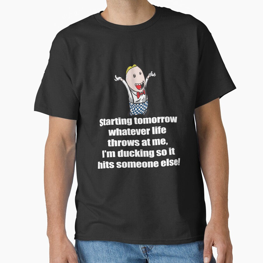 Funny Sarcastic Starting Tomorrow Whatever Life Throws At Me by fantasticdesign