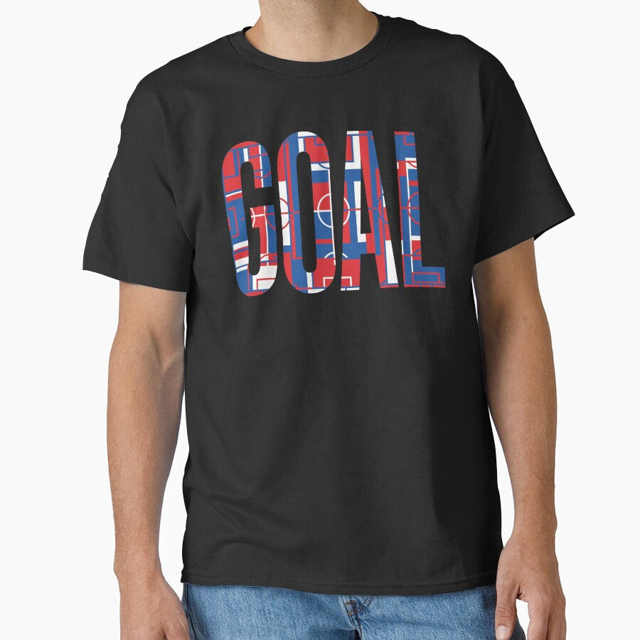 Goal Soccer Field Tactical Pattern Bold Block Typography by TeNovaStudio