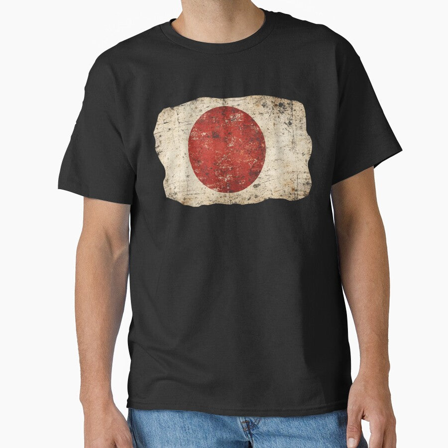 Vintage Distressed Japan Flag by Junior-Design