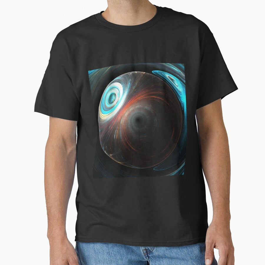 Galaxy Approaches A Black Hole - Space Art - Geometric Art by ThatKrisGuy
