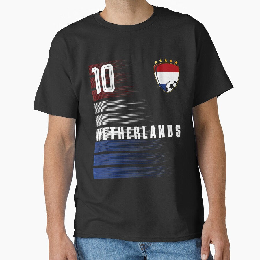 Football Soccer Netherlands Flag Dutch Pride Lovers Retro by Mdcazeem