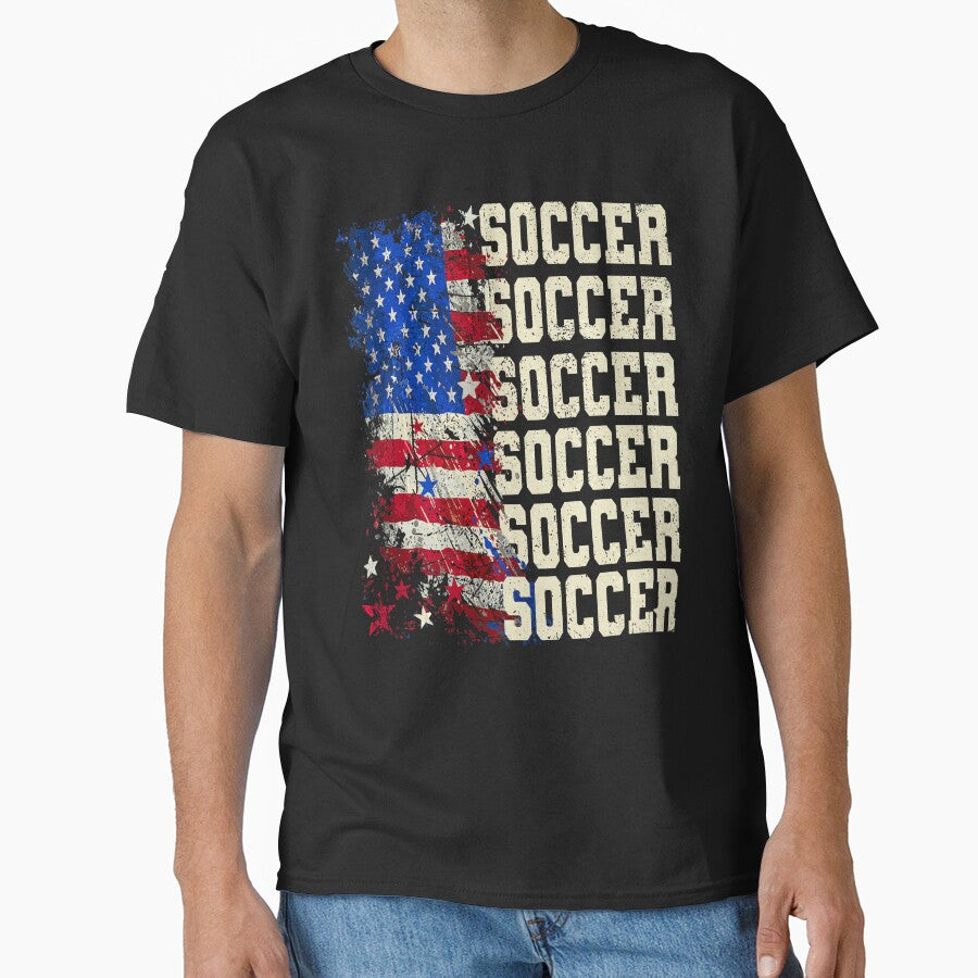 Soccer Vintage Grey Flag Coach Boy Youth by schoolofbullies