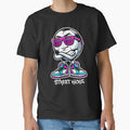 Street Kickz Cool Soccer Ball Mascot Retro Neon Sneakers by TeNovaStudio