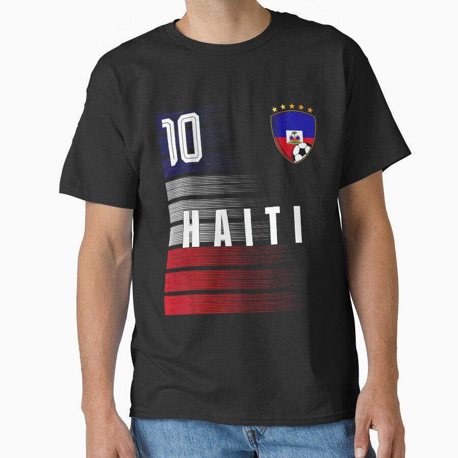 Football Soccer Haiti Flag Haitian Pride Lovers Retro by Mdcazeem