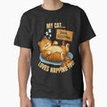 MY CAT LOVES NAPPING TOO! relaxed funny cat-lovers design of sleeping cat for cat moms, cat dads and kids! by AlphaBetulia