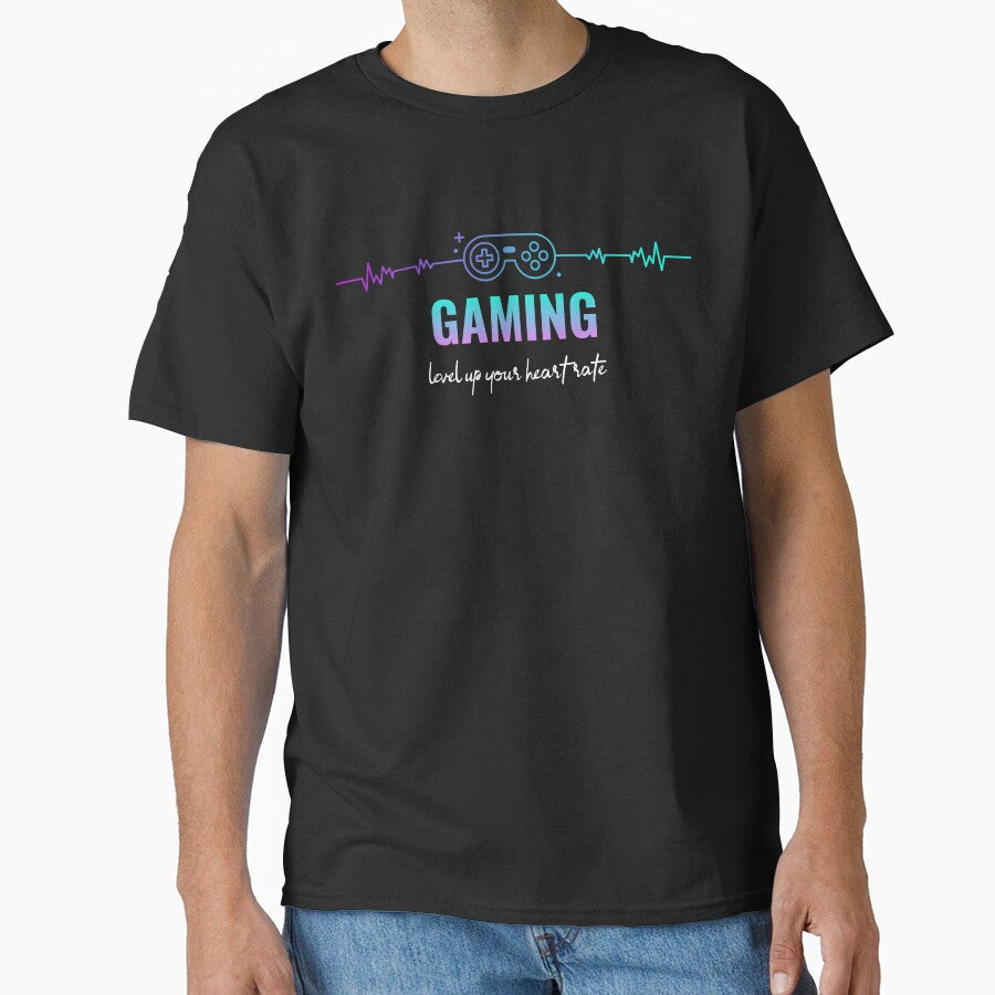 Gaming: Level Up Your Heart Rate/Gaming Gaming/Gaming Designs by TeeGraffiti