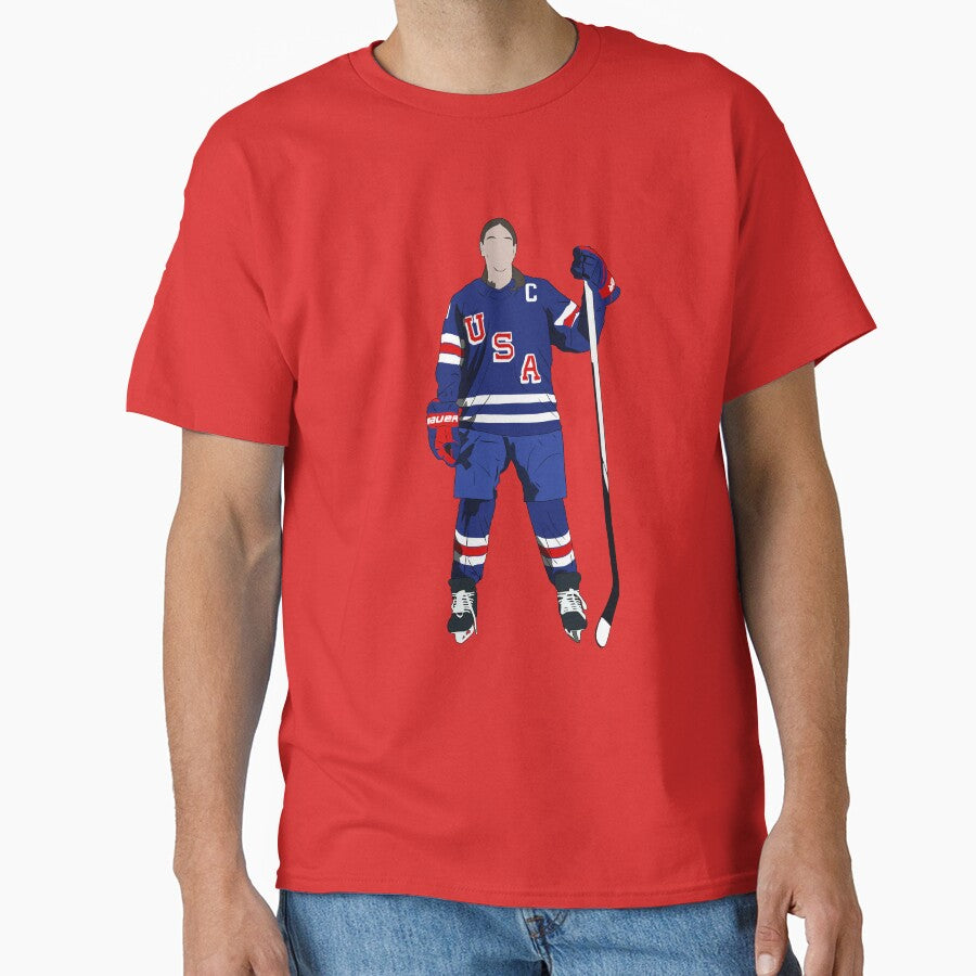 Hilary Knight USA Ice Hockey Minimalist by Hevding