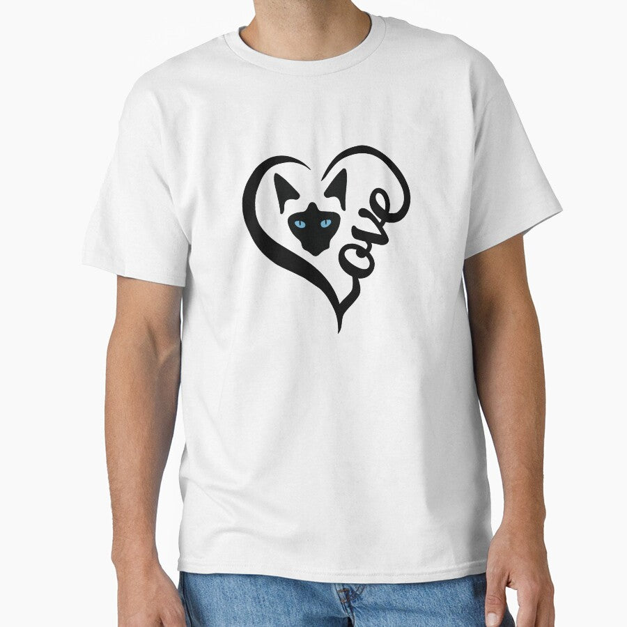 Love Siamese Cat by Woofleys&Co