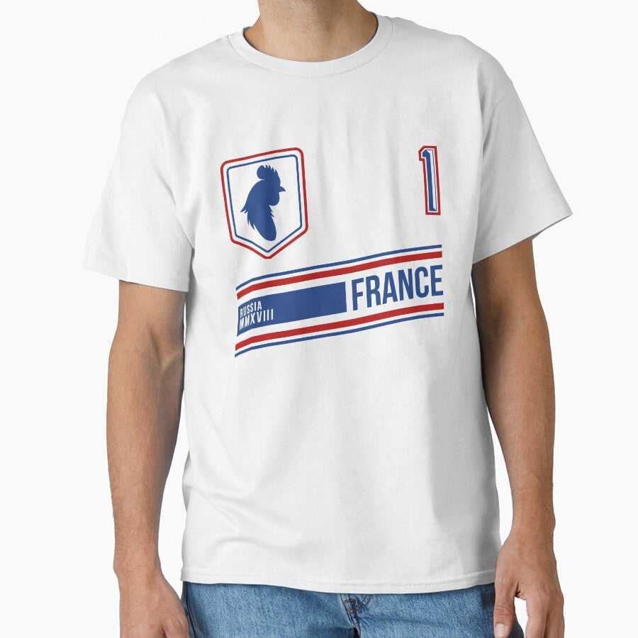 France World Cup Jersey Style Shirt by JNicheMerch2018