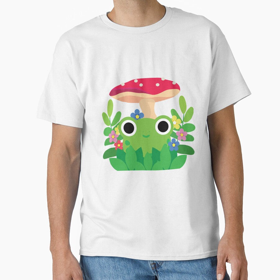 Cute Cottagecore Mushroom Frog by harrifangs