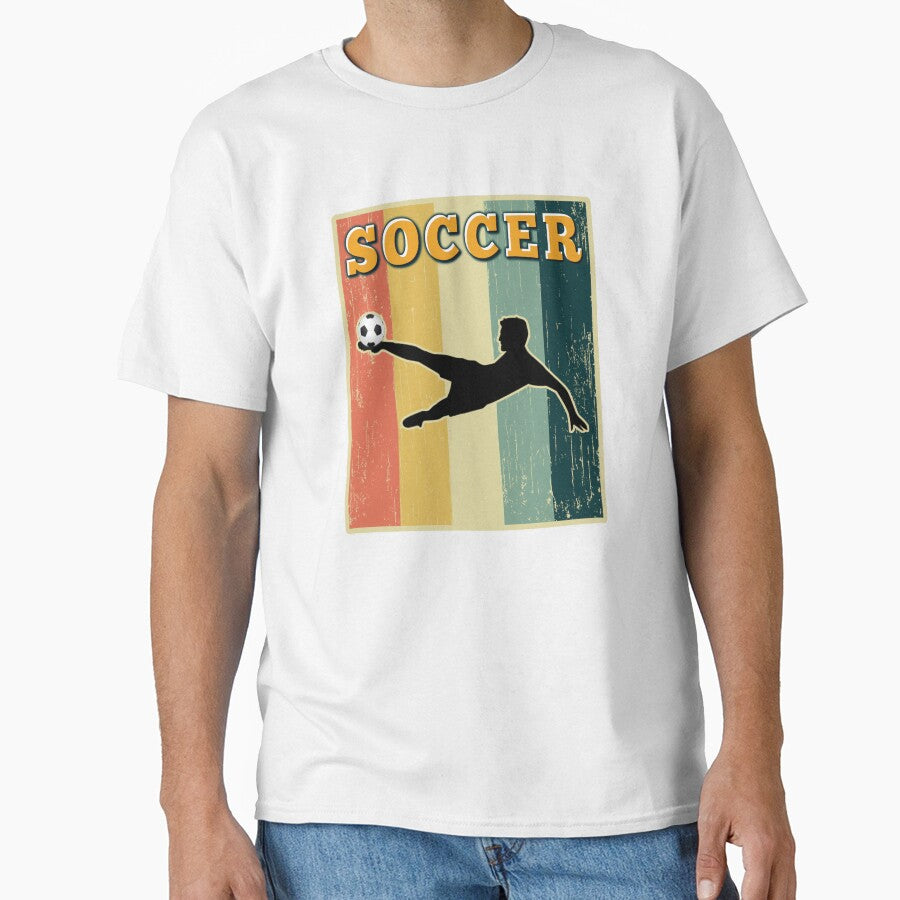 Vintage Retro Old School Soccer by Bendthetrend