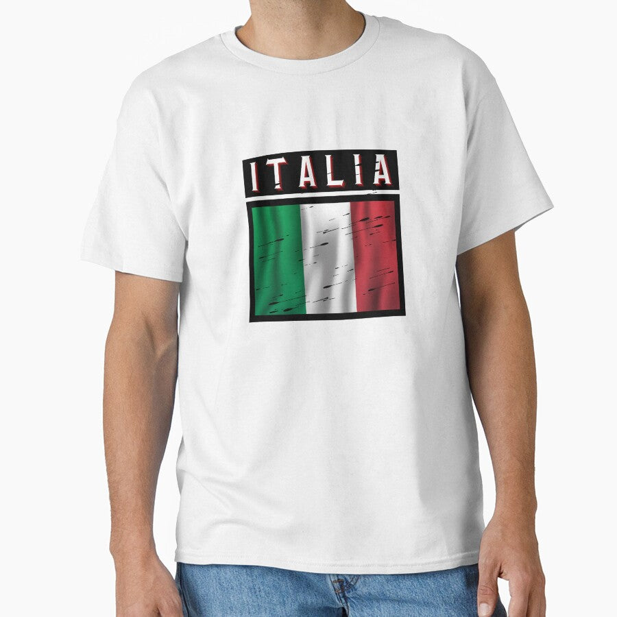 Italy Flag - Italia- Distressed Italian Country Flag, Italian Pride, American, Nationality, Sports by Sun Sand & Sea Art