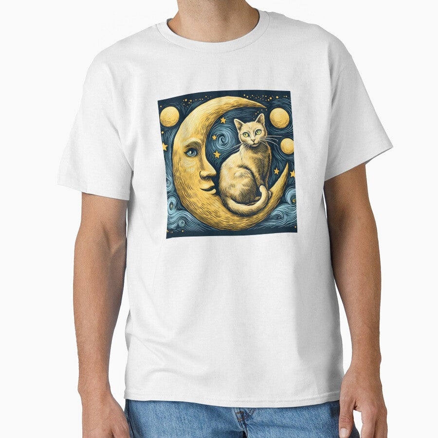 Cat and Moon by ArisaHong