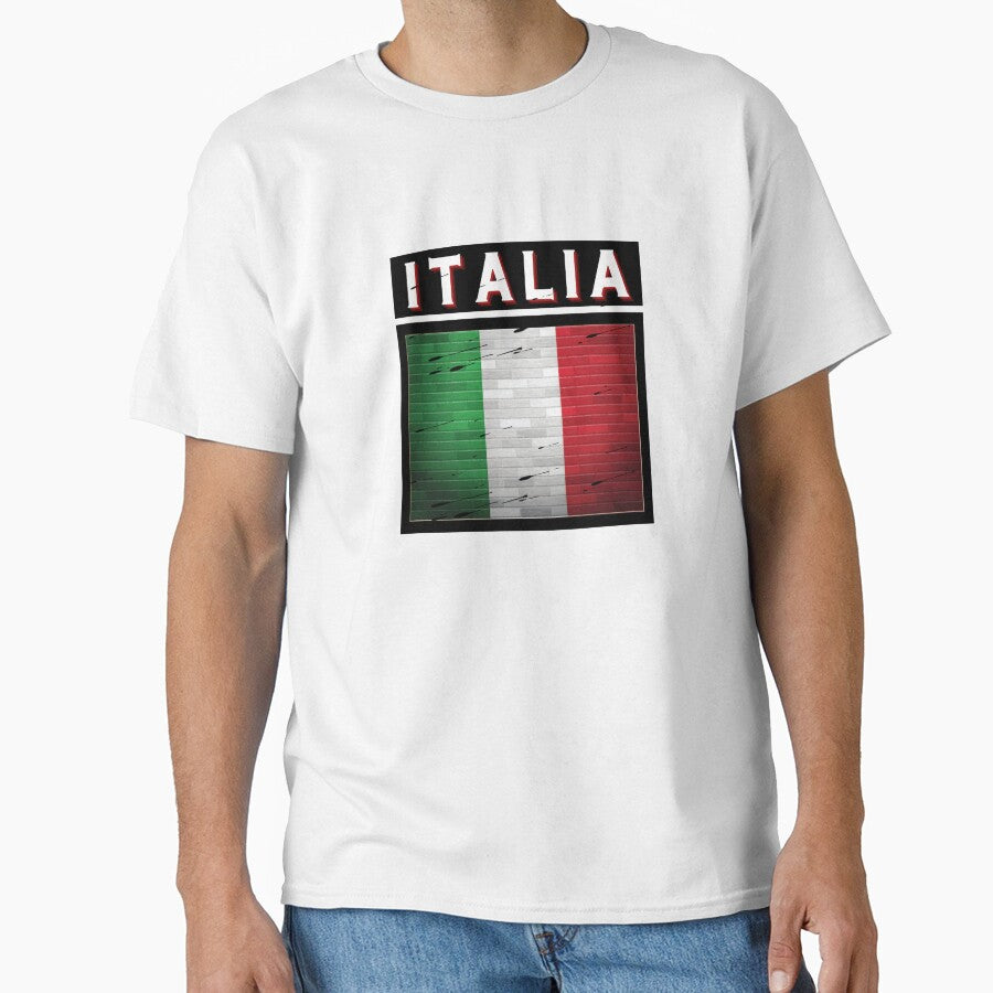 Italia- Distressed Italian Country Flag, Italian Pride, American, Nationality, Sports by Sun Sand & Sea Art