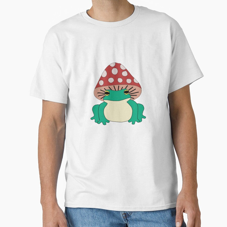 Cottage core frog, frog, mushroom by Blaubeerspinne