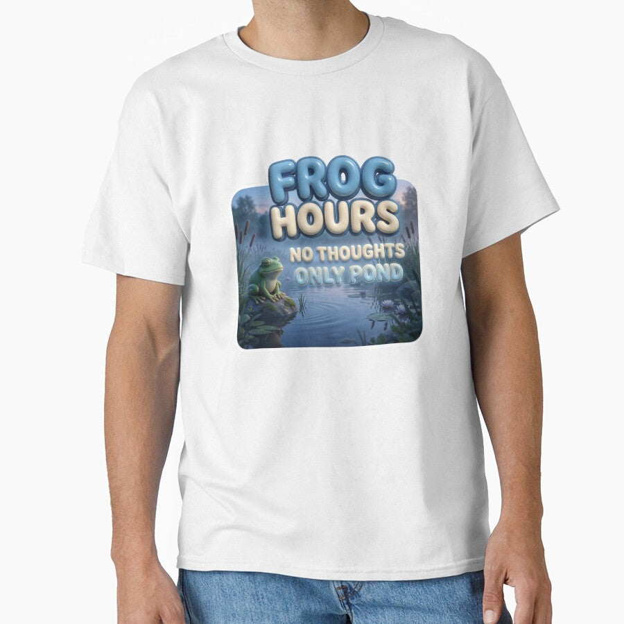 Frog Hours No Thoughts Only Pond Cottagecore by pradeepvisuals