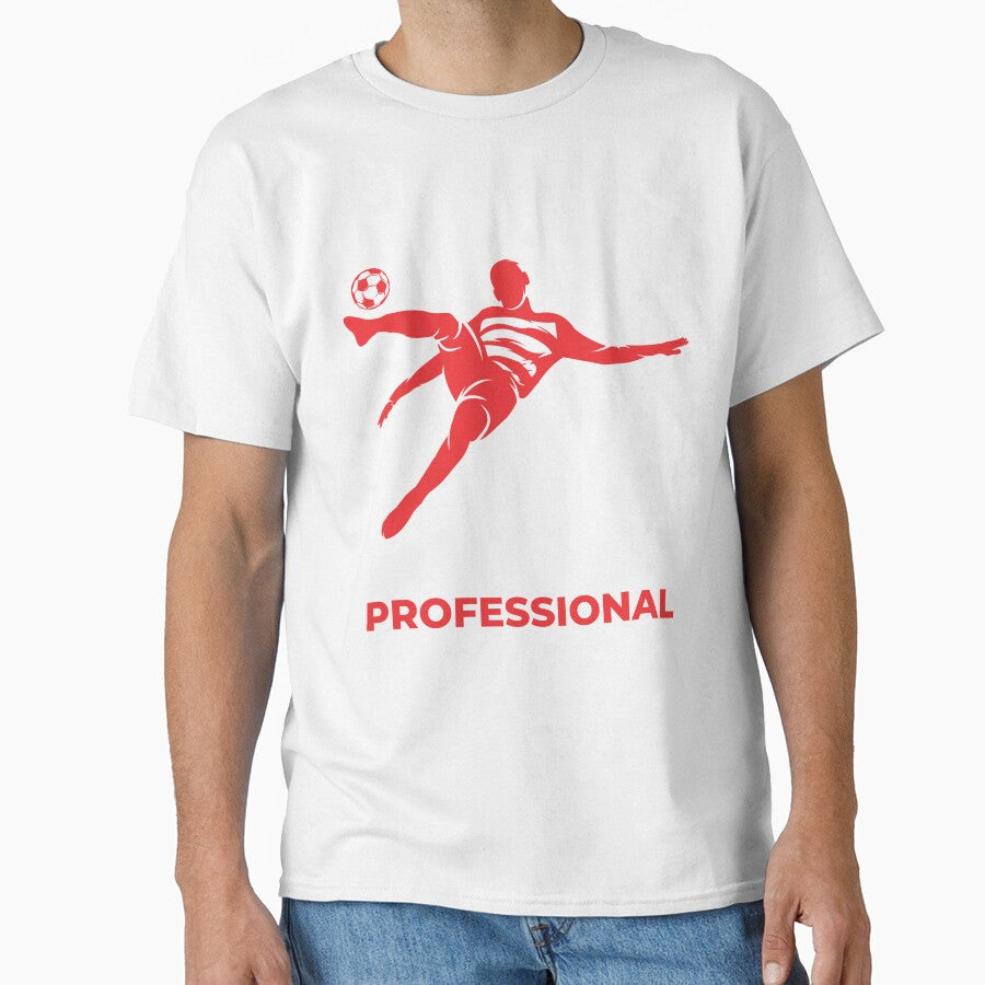 Football Red Professional Flying Player | Soccer Professional Maestro by Football Stickers World