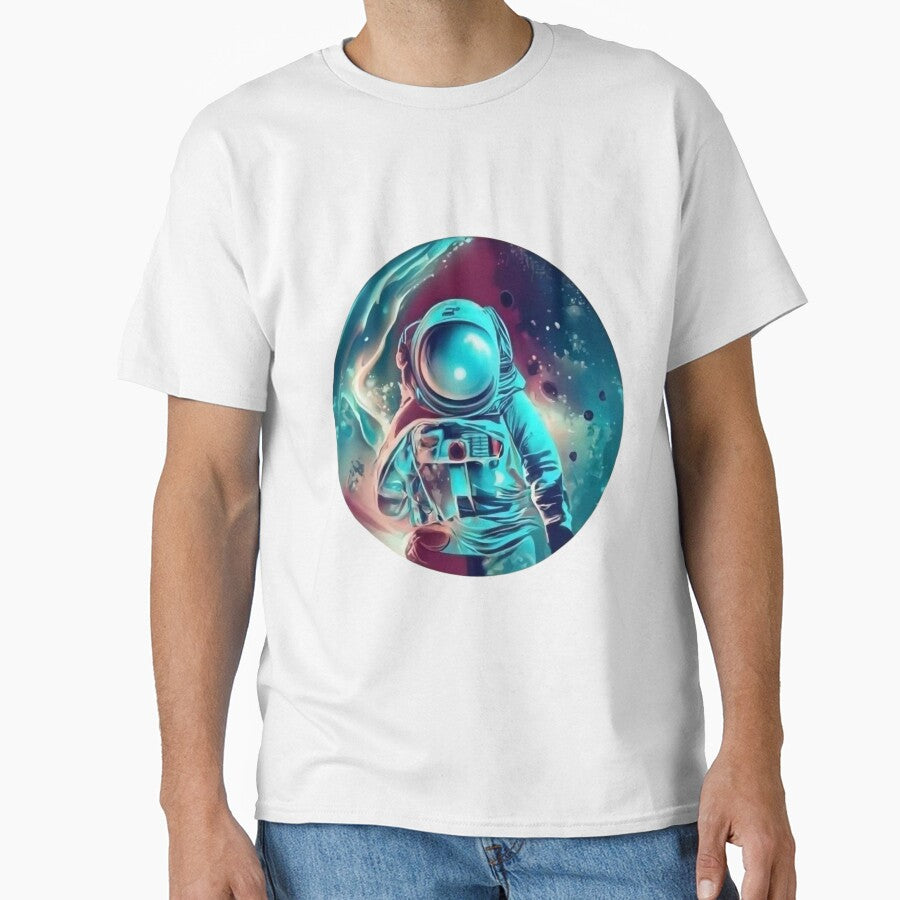 Astronaut Exploring Space/Journey Beyond Earth by Hubert  GrafikaExpressArtistry