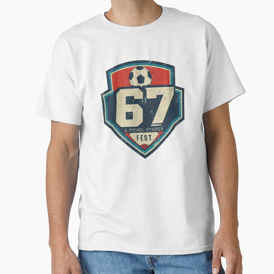 Vintage Soccer Badge – Number 67 - 1 by PixelKickr