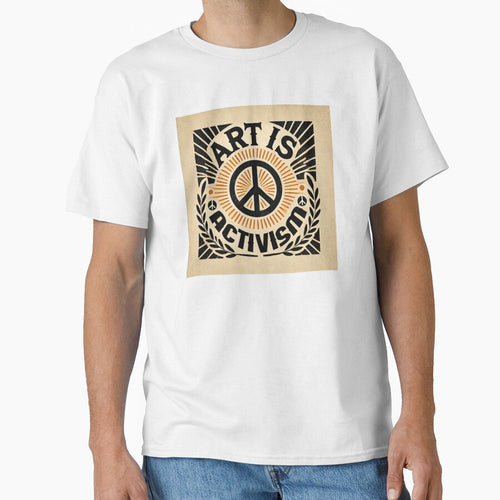 Art Is Activism Bold Vintage Design by RetroPop23
