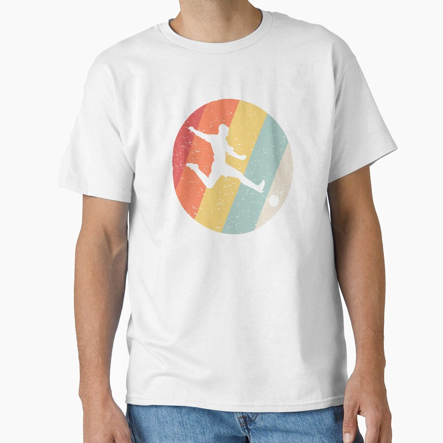 Vintage Retro Soccer Player by Vanover Designs