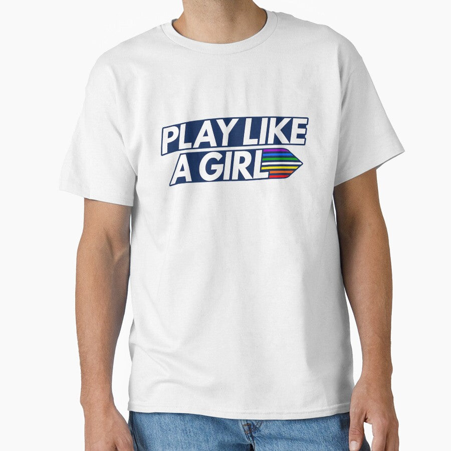 Play Like A Girl - Happy Pride by geofretread