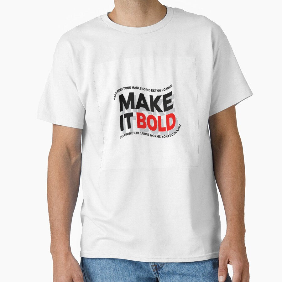 Bold Warped Typography for Modern Apparel by Wonderful Designs