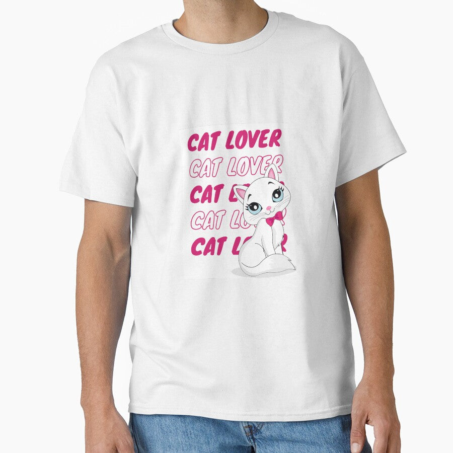 Cat Lover Cute Kitty Cartoon Pink Aesthetic Cat Lover Gift Design by PixelVibe Art