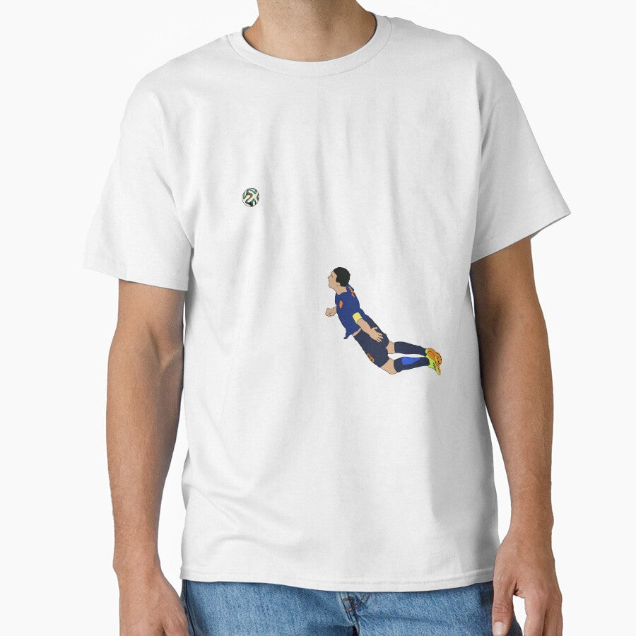 Robin Van Persie World Cup Header Minimalist by Hevding