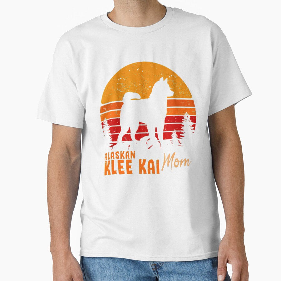 Alaskan Klee Kai Mom Mama Vintage Retro Dog Women Gift Tee Gift Love by BargerStore