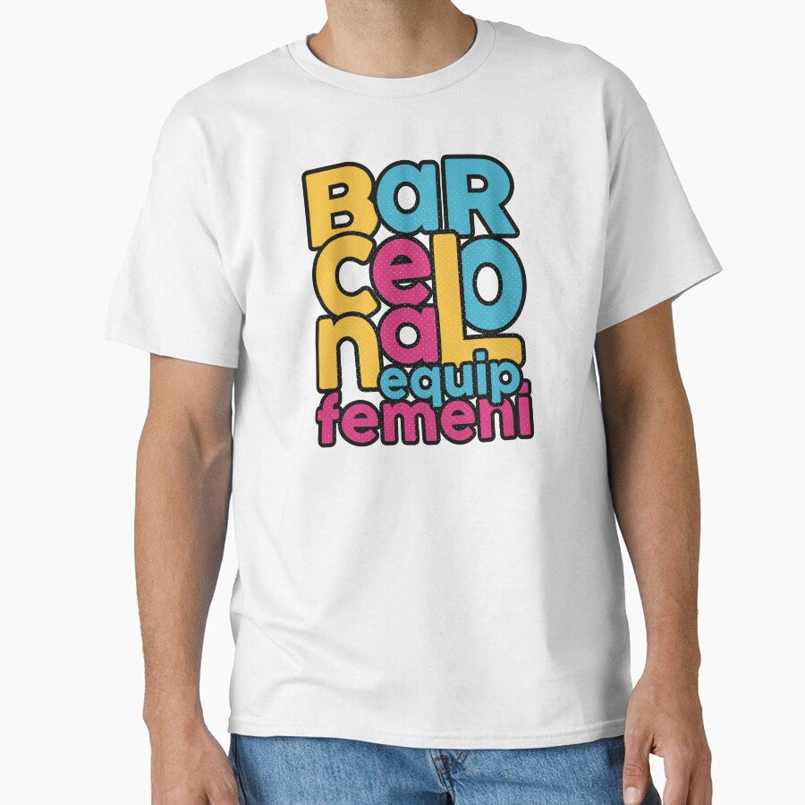 Barcelona Femeni Equip Typography (WOSO) by Numero14