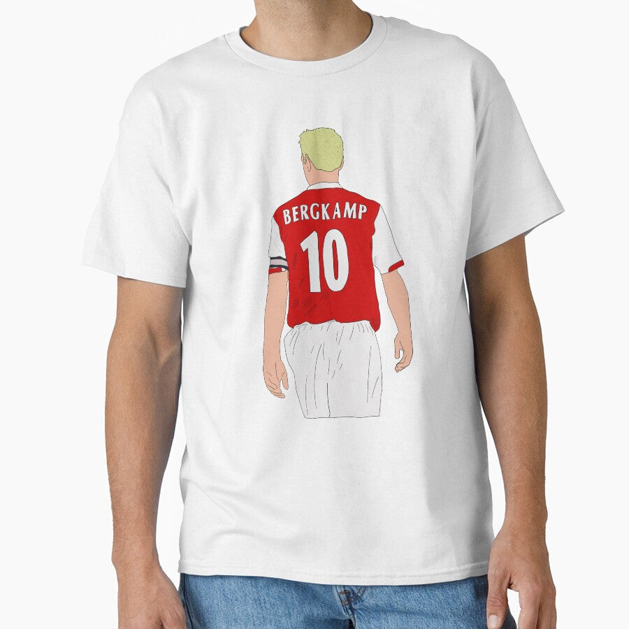 Dennis Bergkamp Arsenal Retro Footy by PiscesVibes