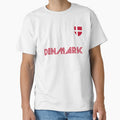 Denmark Soccer Team Danish Flag football fan by majuga