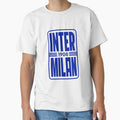 Inter Milan 1908 Minimal Typography sticker - Blue by Musabinho