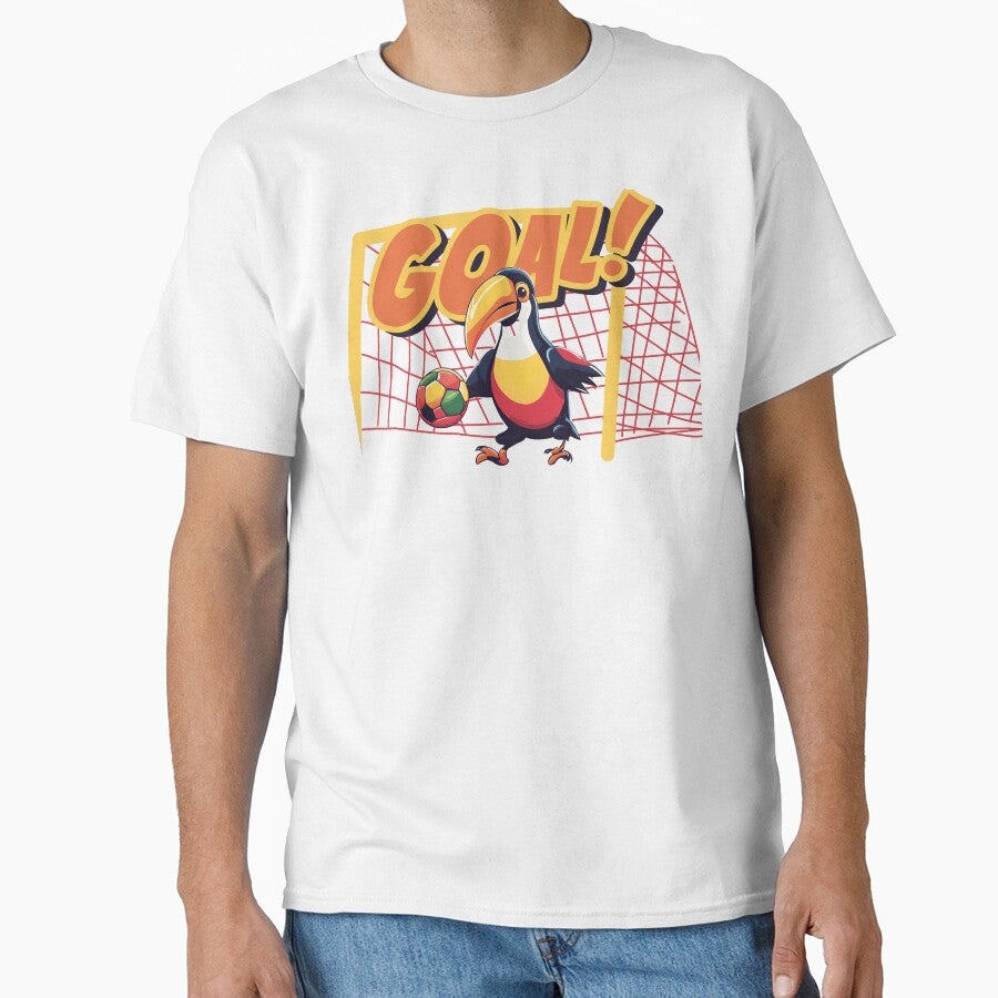 soccer loving toucan by Yeyishop