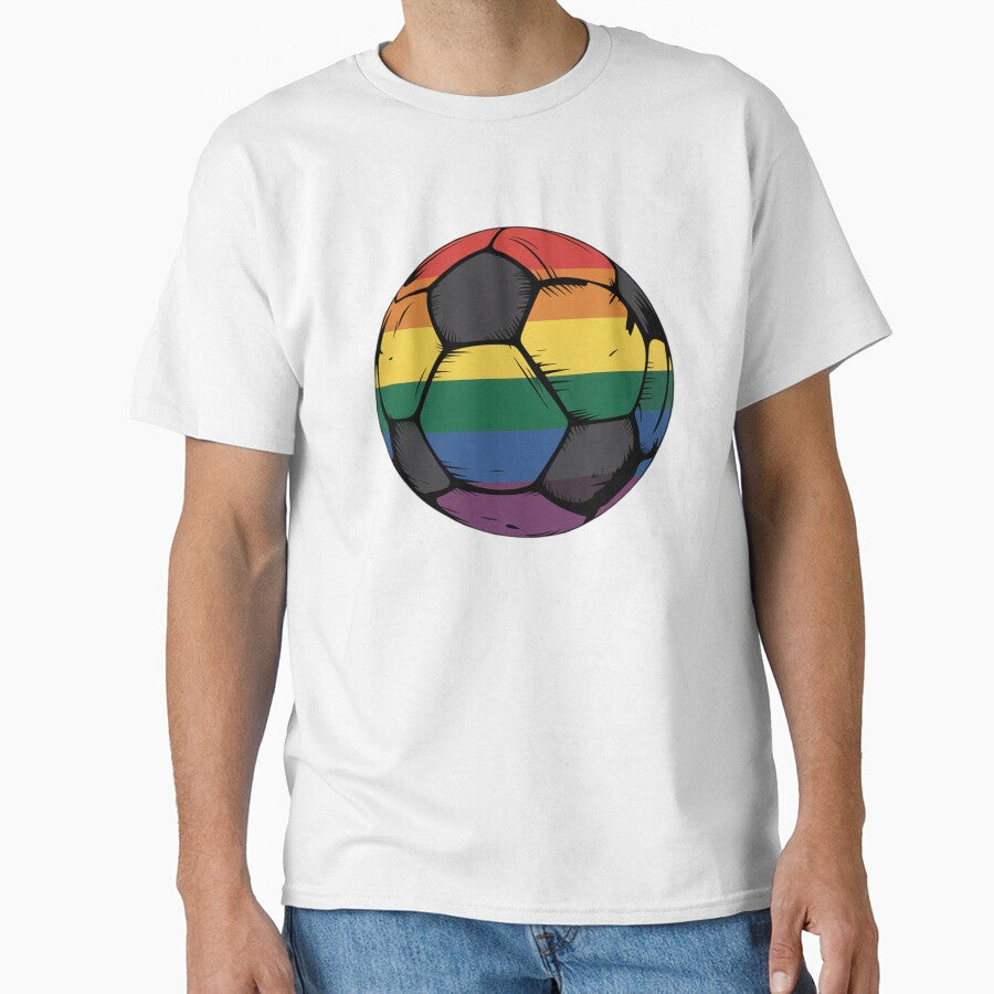 Gay Pride Soccer Rainbow Flag Lgbtq Football by FranzFriesen