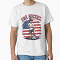 Anime Soccer Player USA Flag - Patriotic Striker Graphic by lamiarte