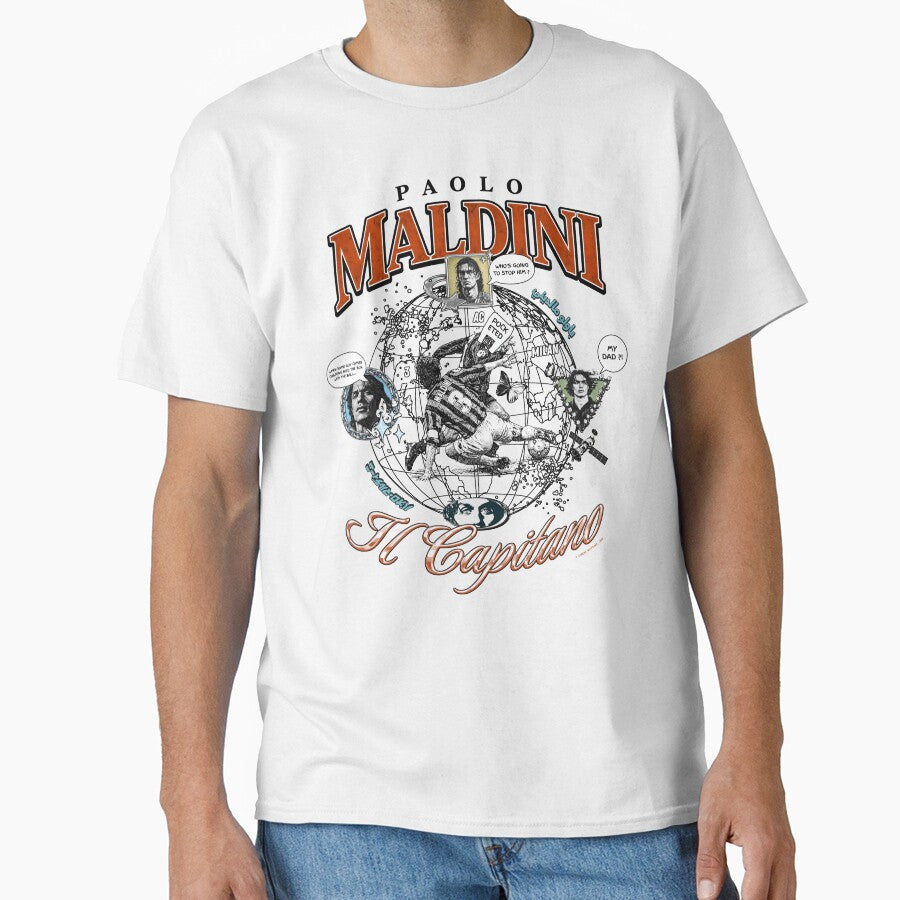 Paolo Maldini Il Capitano Vintage by moyjoystudio