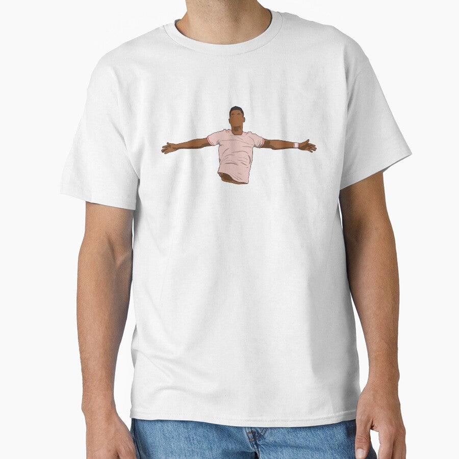 Marcus Rashford MUFC Pink Jersey by Hevding