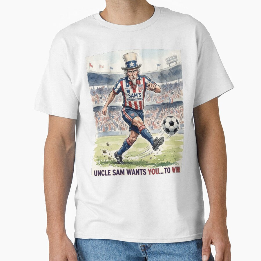 Uncle Sam is a soccer hooligan! by Art Arcade