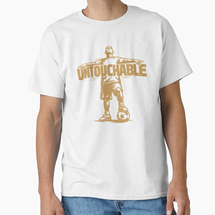 Untouchable Street Soccer Design – Minimal Football Streetwear Graphic by JonelCrafts