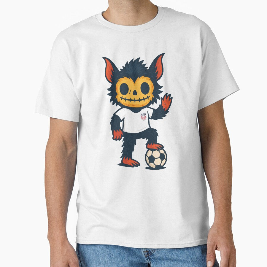 Creepy Cute Monster – USA Soccer Edition by Weasel Graphix