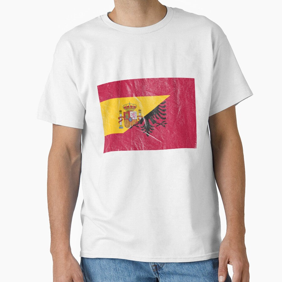 Albania Spain Flag by Carl's Clothing