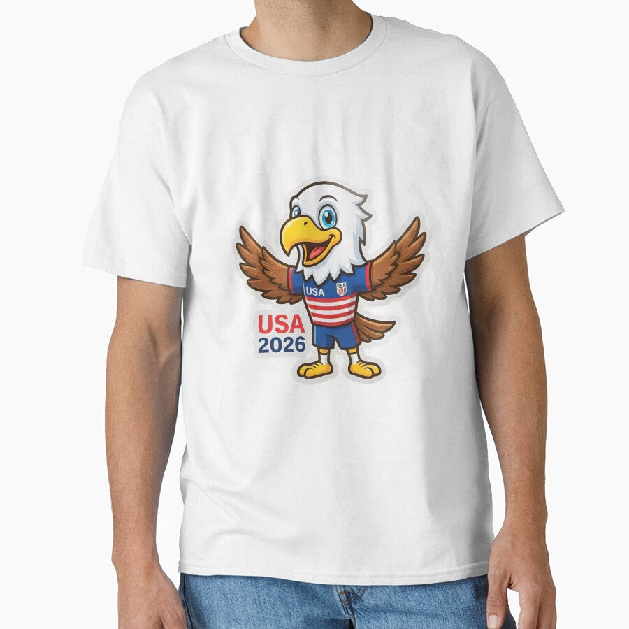 USA 2026 Soccer Eagle Mascot Cute American Football Kit by XM STOREZ