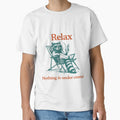 Relax Nothing Is Under Control Funny Raccoon Meme Chill Chaos Humor Design by kiralynstration