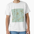 Hydrangea flower cute ornate pattern a watercolor mint by Yana Mustafina | Boho Soulful Designs
