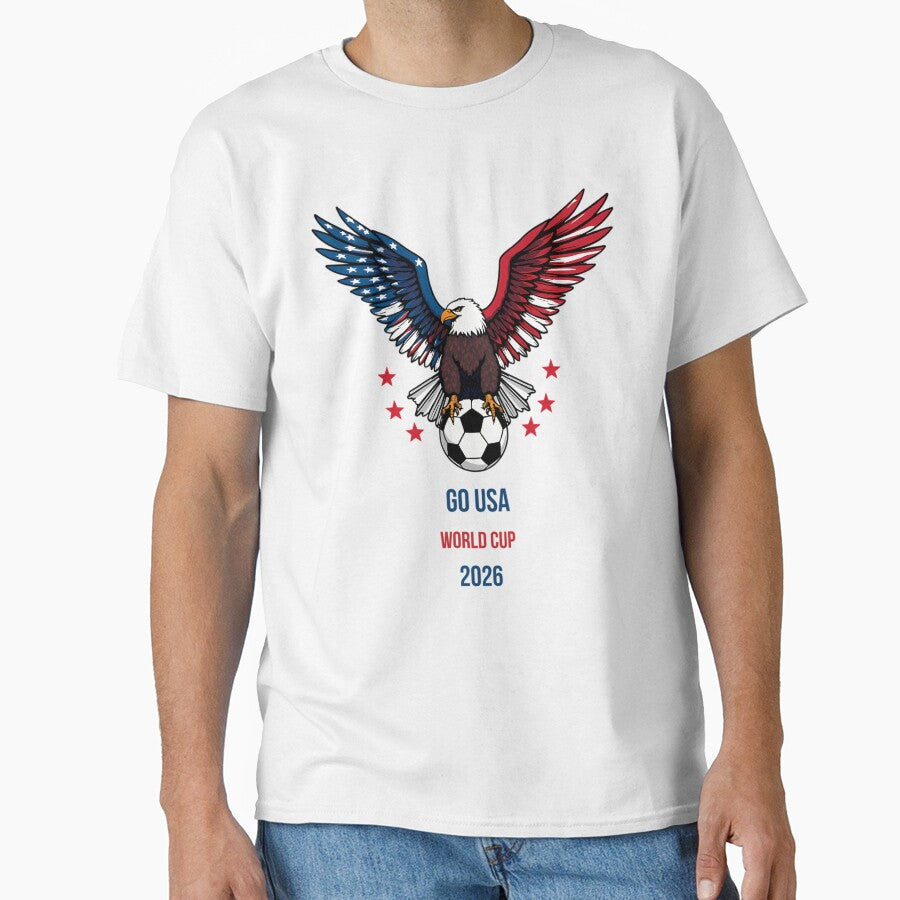 Go Usa World Cup 2026 Soccer T-Shirt Home Nation Pride by kyndellku